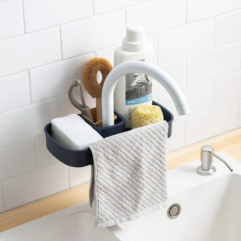 Sink Shelf Soap Sponge Drain Rack Storage Basket Bag Faucet Holder Adjustable Bathroom Holder Sink Kitchen Accessories - Image 4