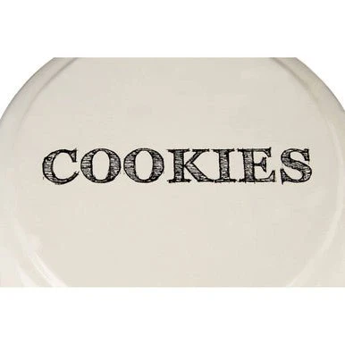 Sketch Cream Finish Round Biscuit Tin - Image 11