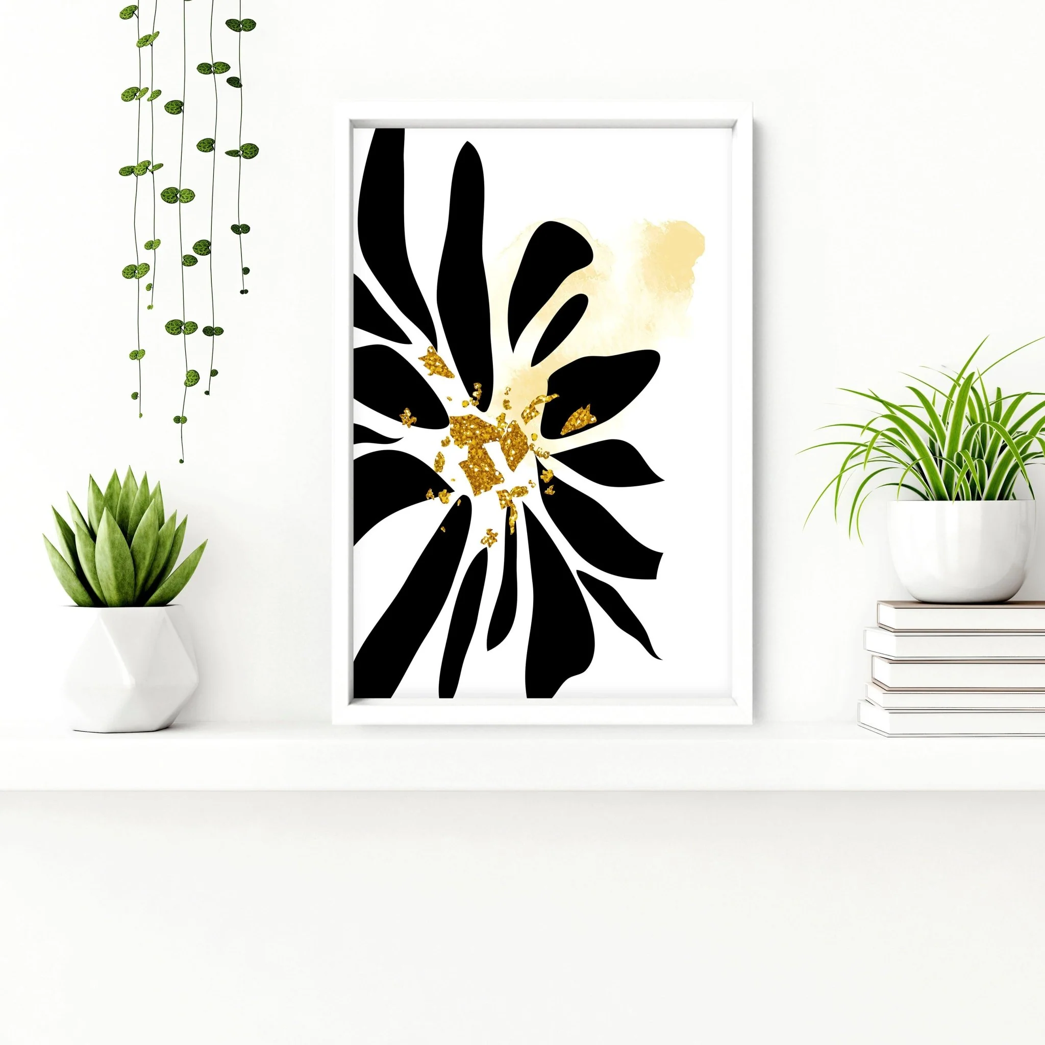 Small pictures for bathrooms | set of 3 framed wall art - Image 4