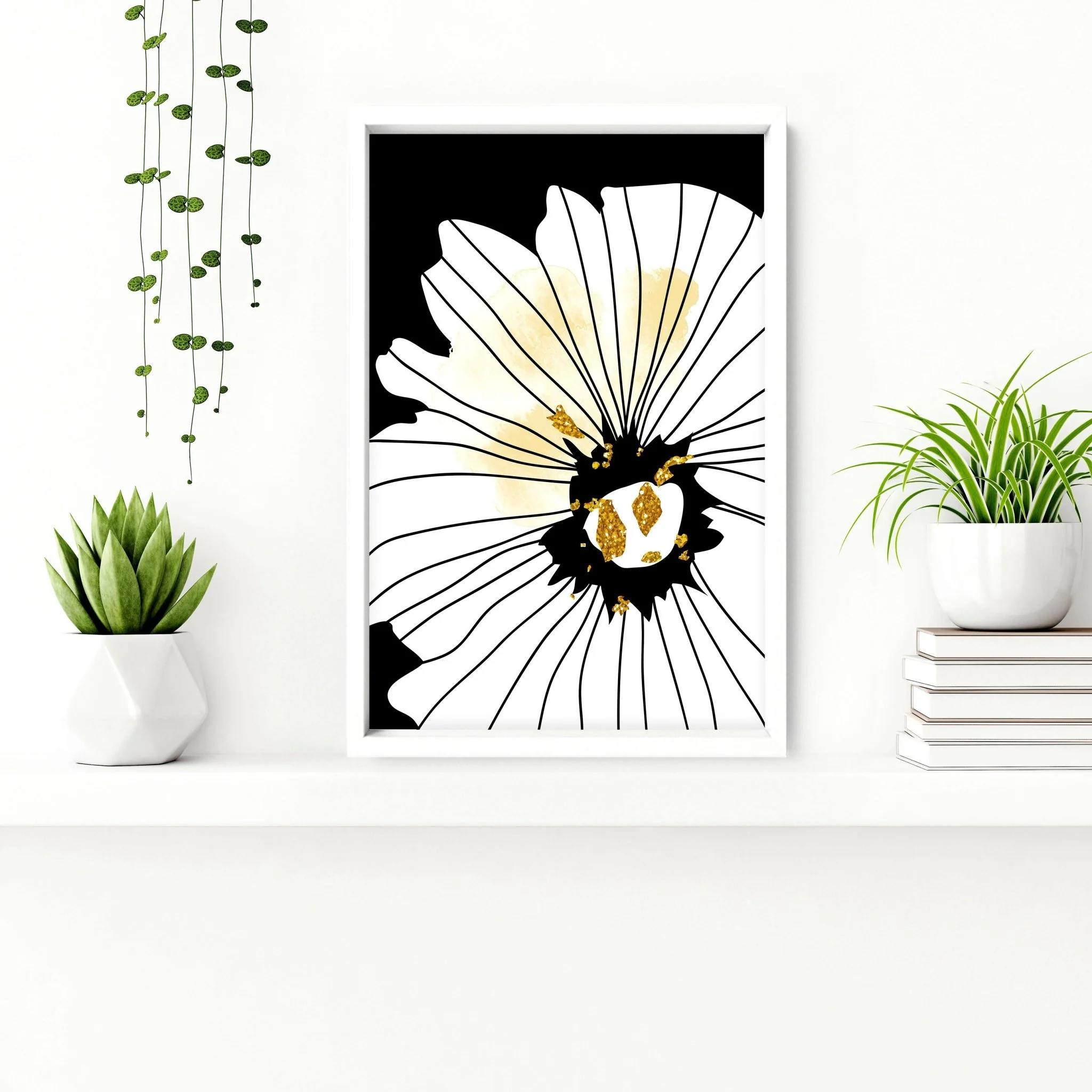 Small pictures for bathrooms | set of 3 framed wall art - Image 5