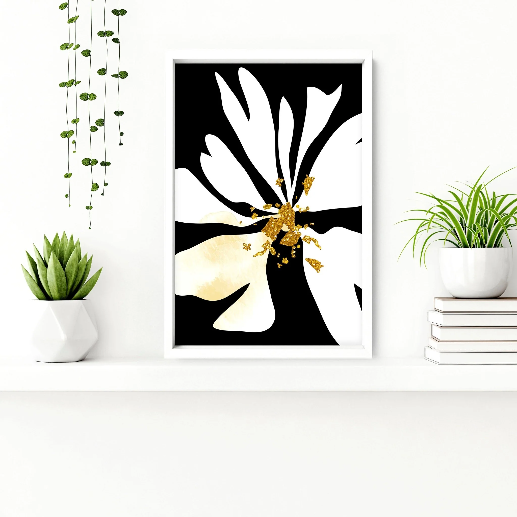 Small pictures for bathrooms | set of 3 framed wall art - Image 6
