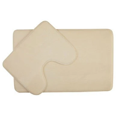 Soak Cream Finish Bath Mat Set - Image 4