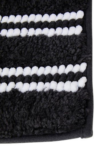 Soak Large Charcoal Grey Bath Mat - Image 5