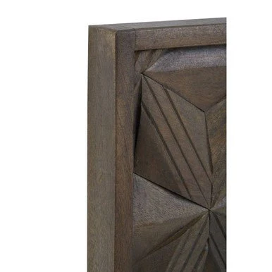 Solana Brown Mango Wood Wall Mirror - Image 13
