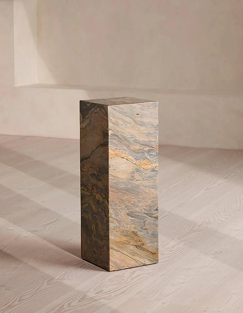 Solara Plinth/Side Table, Marble - Image 7