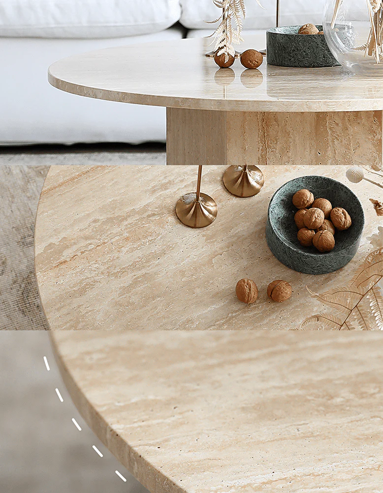 Solveig Marble Round Coffee Table - Image 12