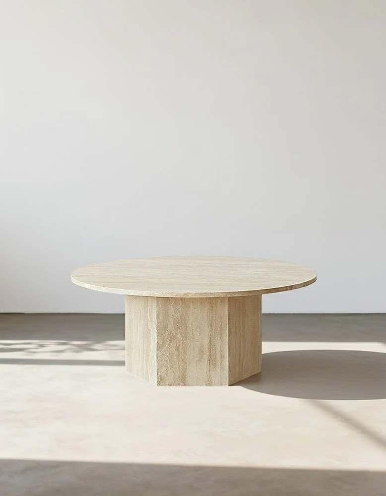 Solveig Marble Round Coffee Table - Image 5