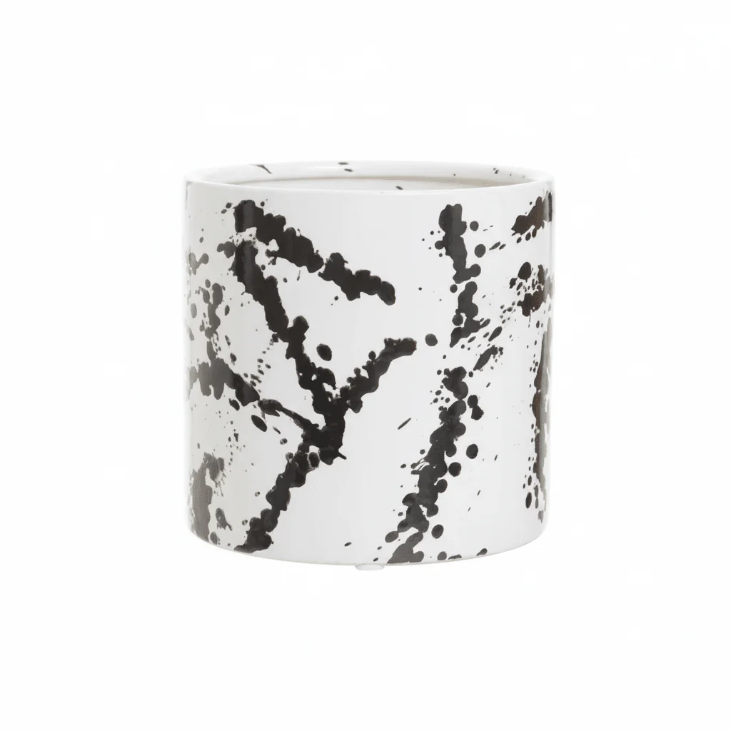 Sorrell Black And White Small Planter - Image 4