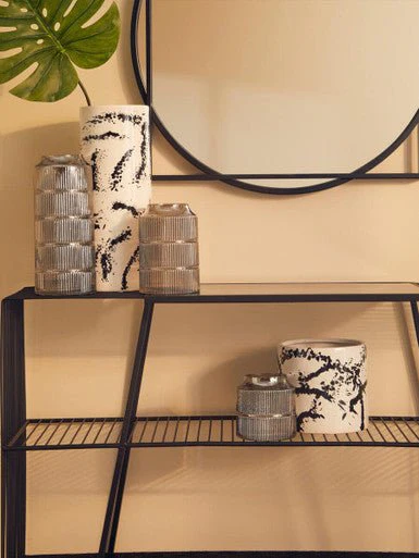 Sorrell Large Black And White Ceramic Vase - Image 11