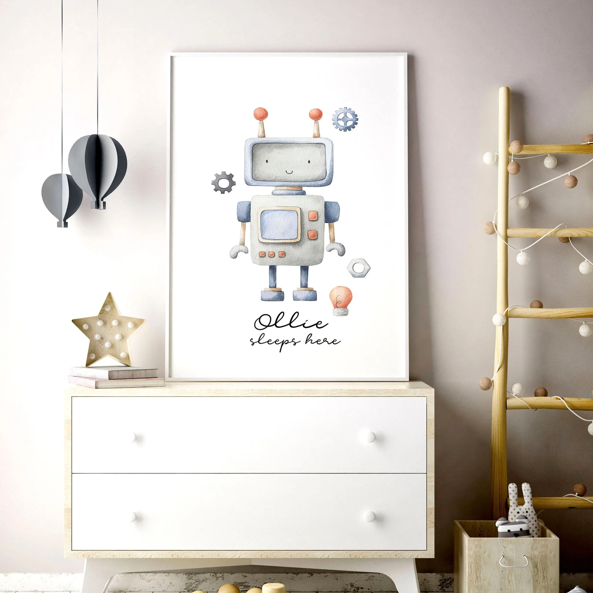 Nursery room decor | Space wall art print - Image 2
