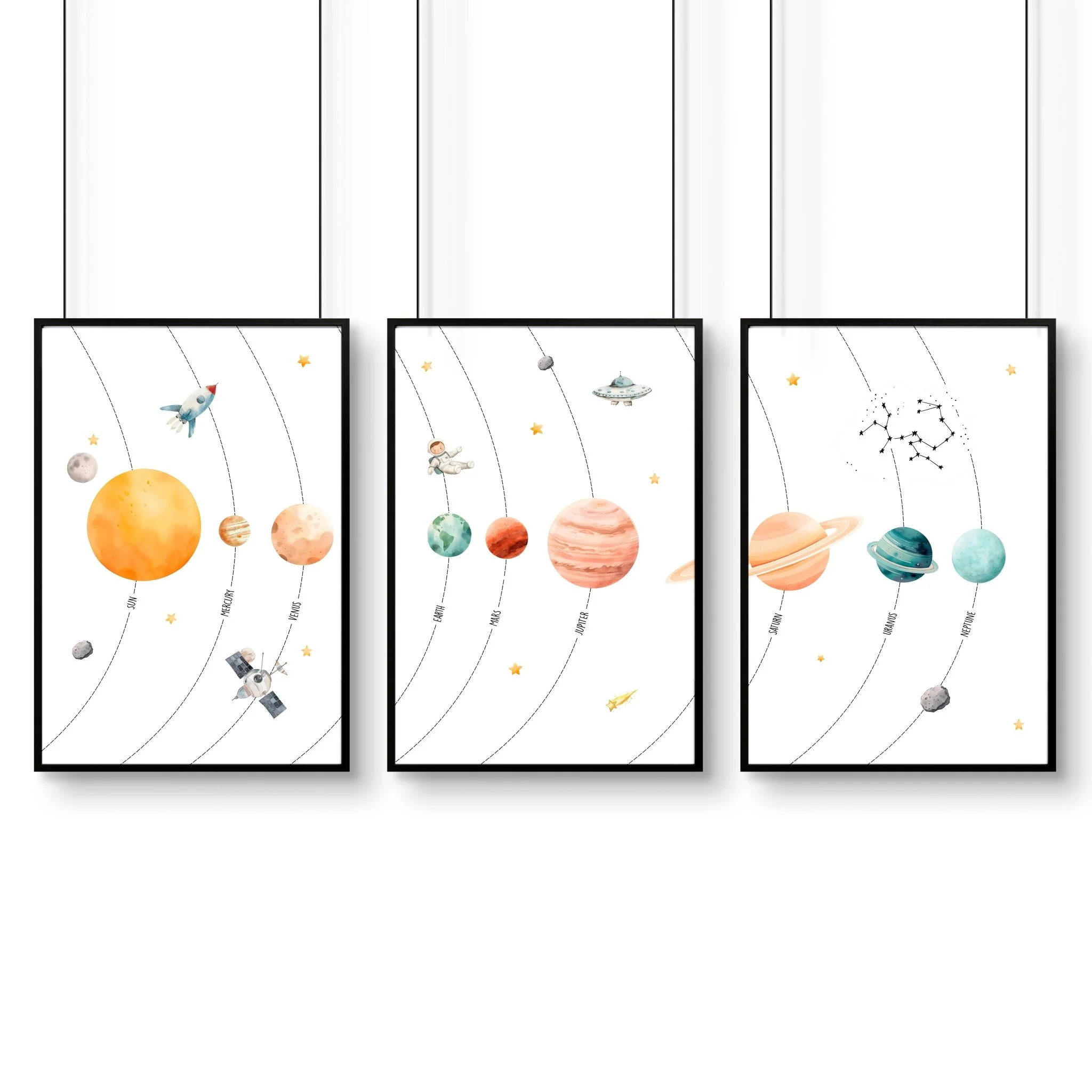 Space Posters | Set of 3 wall art prints - Image 11