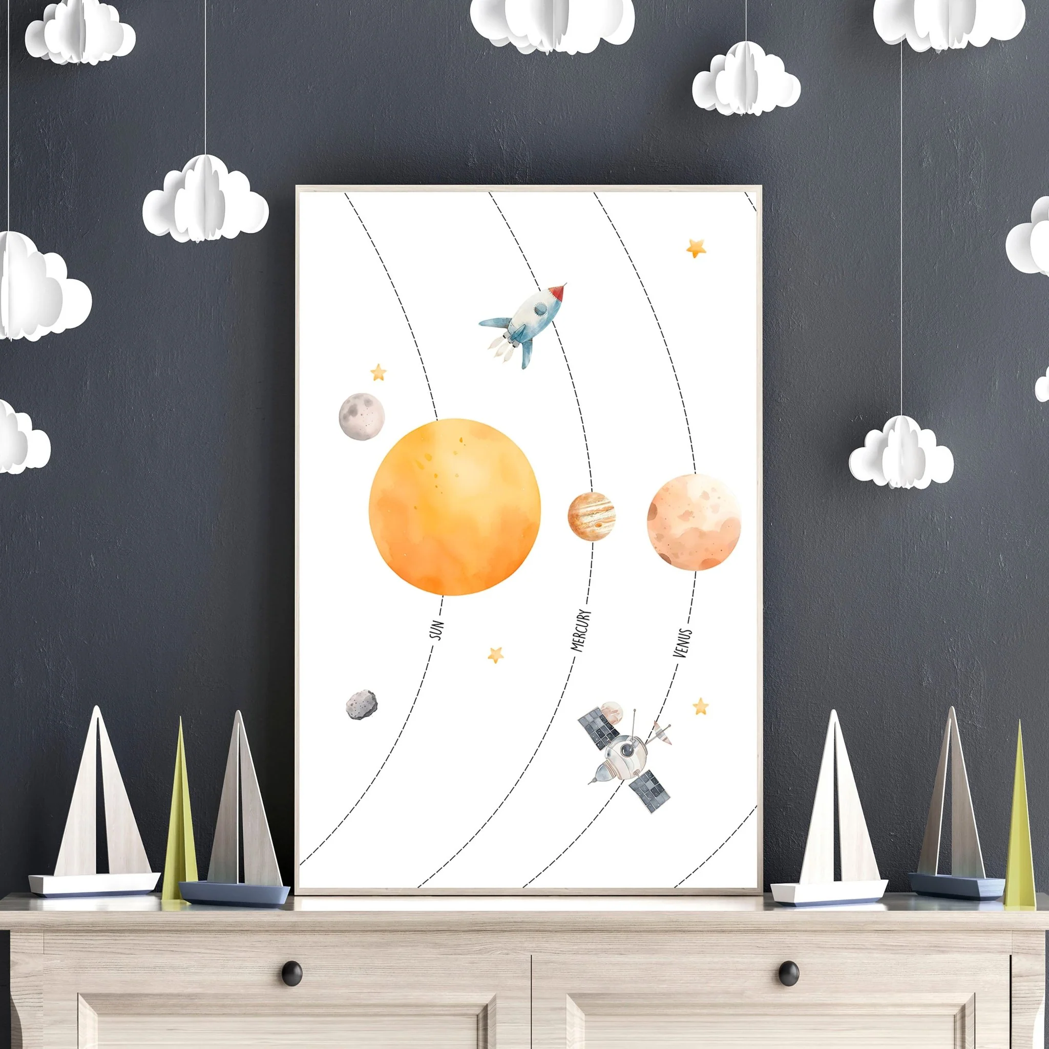 Space Posters | Set of 3 wall art prints - Image 7