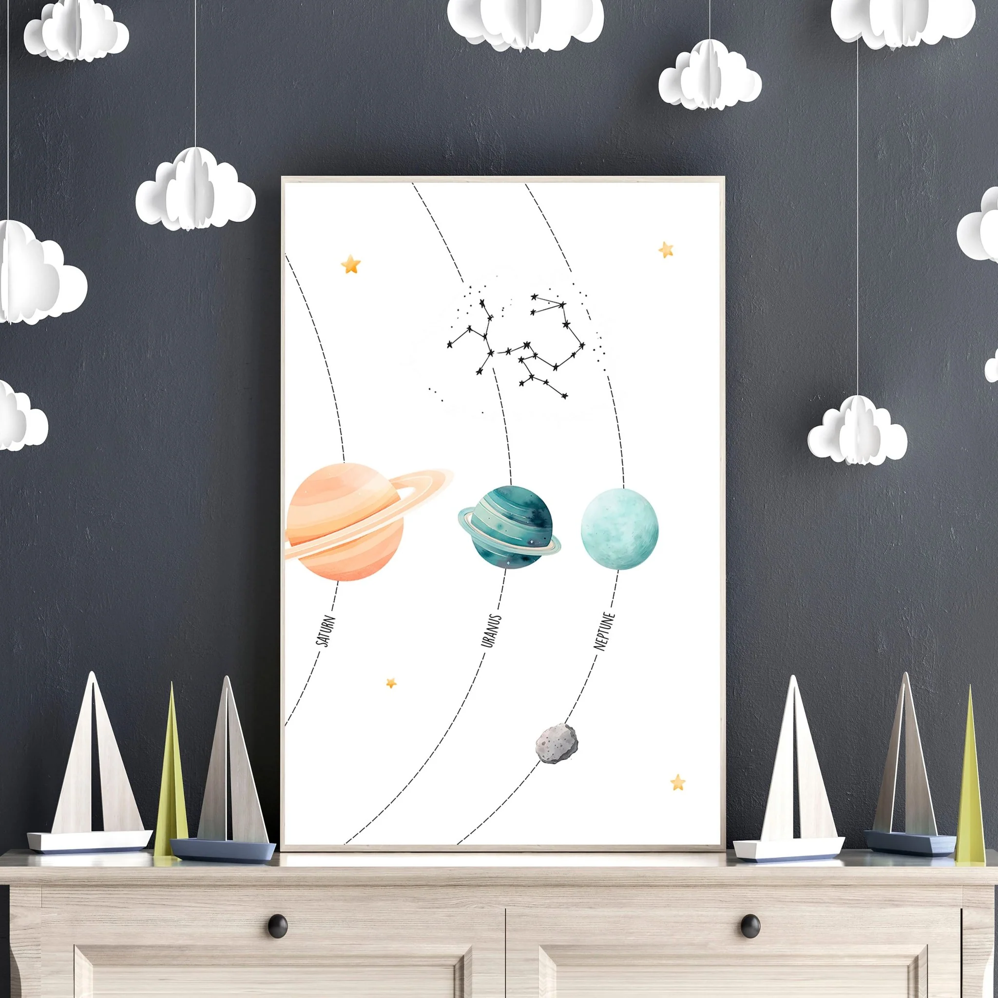 Space Posters | Set of 3 wall art prints - Image 9