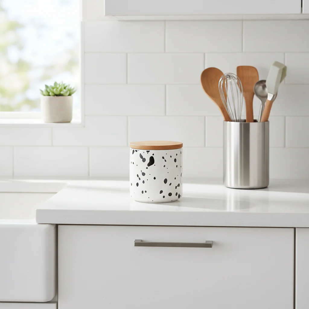 Speckled Medium Storage Canister - Image 4