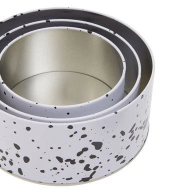 Speckled Set Of 3 Cake Storage Tins - Image 11