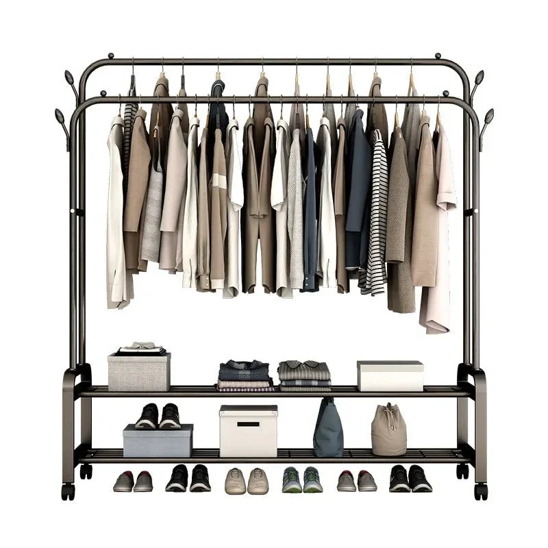 Standing Coat Rack Coats Page Children's Room Rack Home Furniture Wardrobe Stand Floor Stand Clothes Wall Clothes Hanger Hangers - Image 4