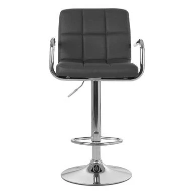Starz Grey Leather Effect Bar Chair - Image 5