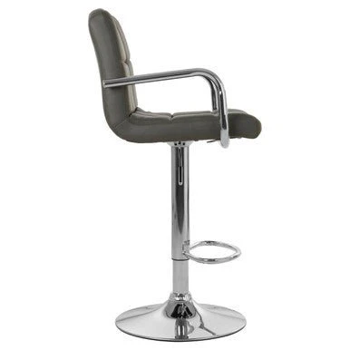 Starz Grey Leather Effect Bar Chair - Image 8