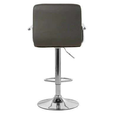 Starz Grey Leather Effect Bar Chair - Image 9