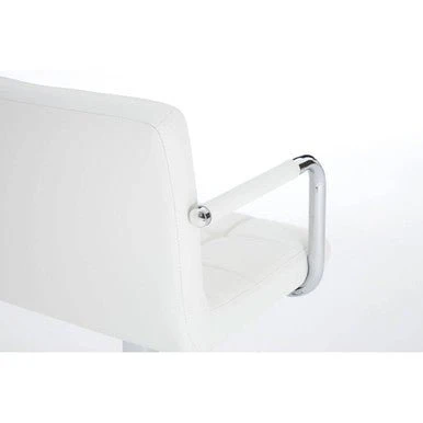 Starz White Leather Effect Bar Chair - Image 12