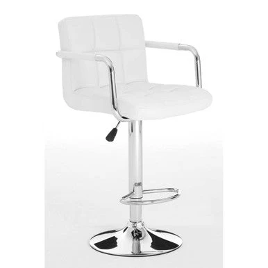 Starz White Leather Effect Bar Chair - Image 7