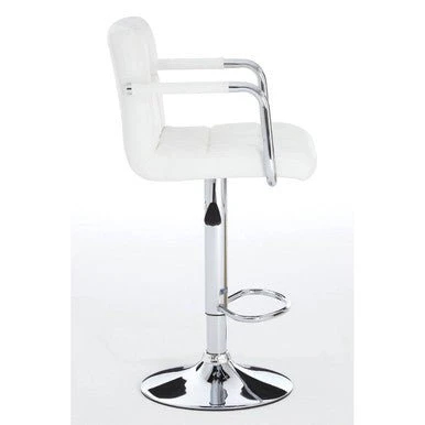 Starz White Leather Effect Bar Chair - Image 8