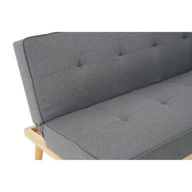 Stockholm 3 Seat Grey Sofa Bed - Image 10