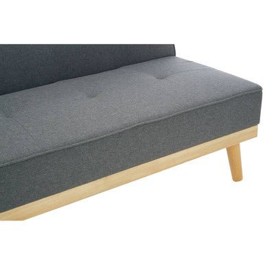Stockholm 3 Seat Grey Sofa Bed - Image 12