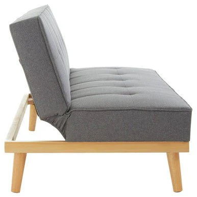 Stockholm 3 Seat Grey Sofa Bed - Image 6