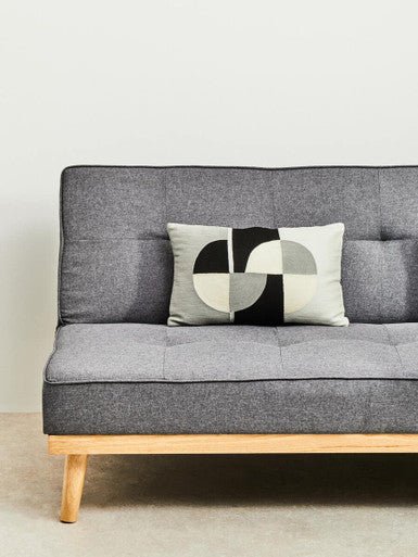 Stockholm 3 Seat Grey Sofa Bed - Image 9