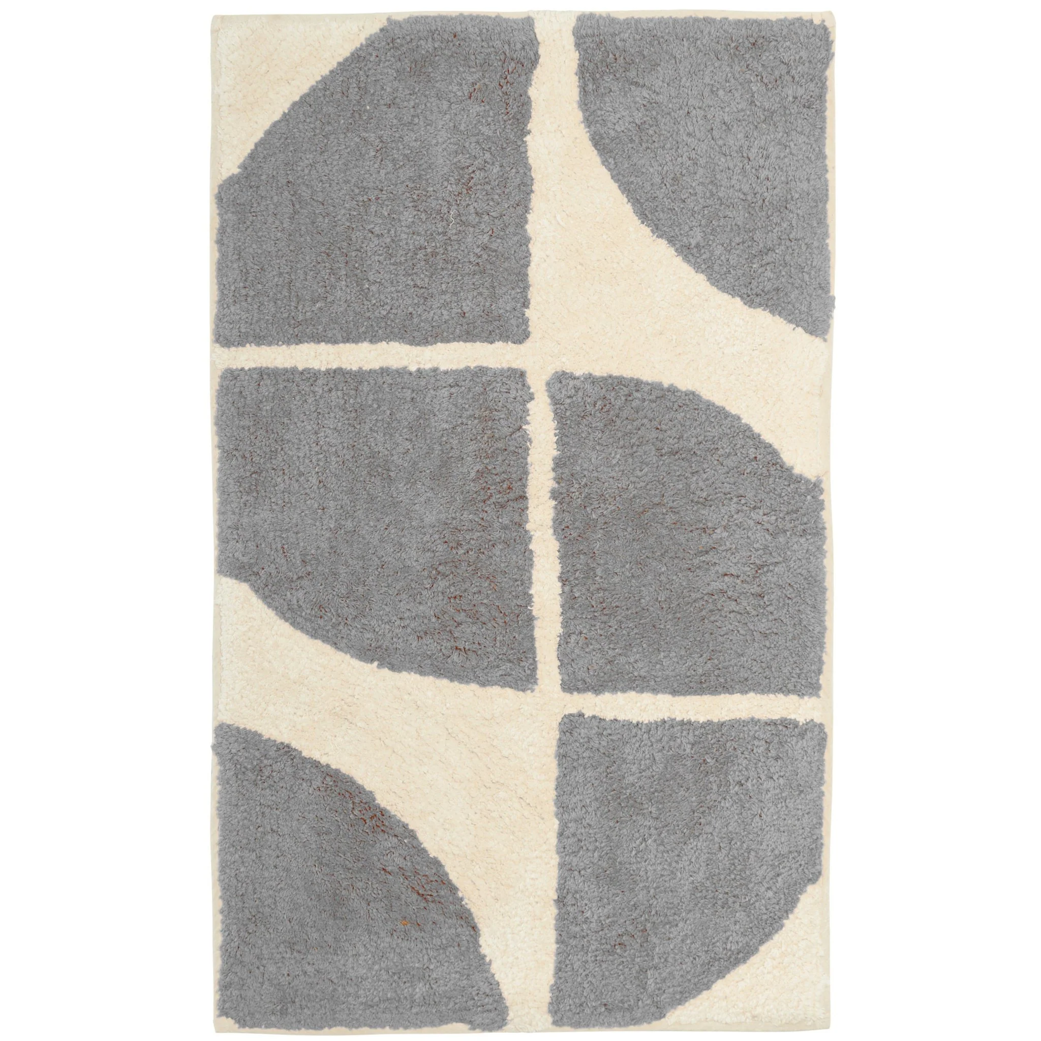 Stockholm Bath Mat Non Slip Backing Super Soft Water Absorbent Cotton Blend Mats Quick-Drying Bathroom Toilet Floor Rug - Image 2