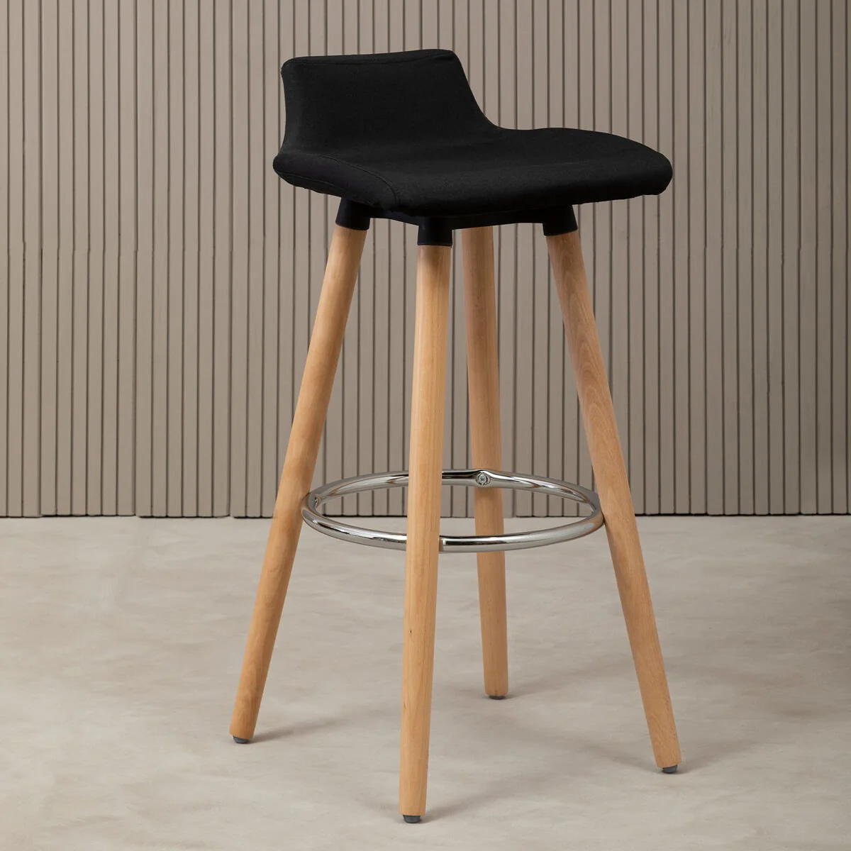 Stockholm Black Bar Stool - Image 6