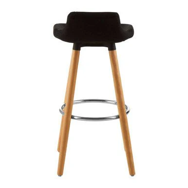 Stockholm Black Bar Stool - Image 9