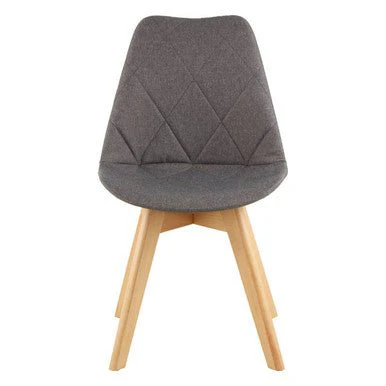 Stockholm Grey Diamond Pattern Dining Chair - Image 10