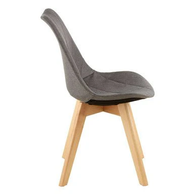 Stockholm Grey Diamond Pattern Dining Chair - Image 6