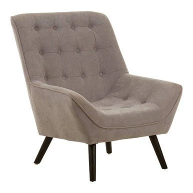 Stockholm Grey Linen Effect Accent Chair - Image 3