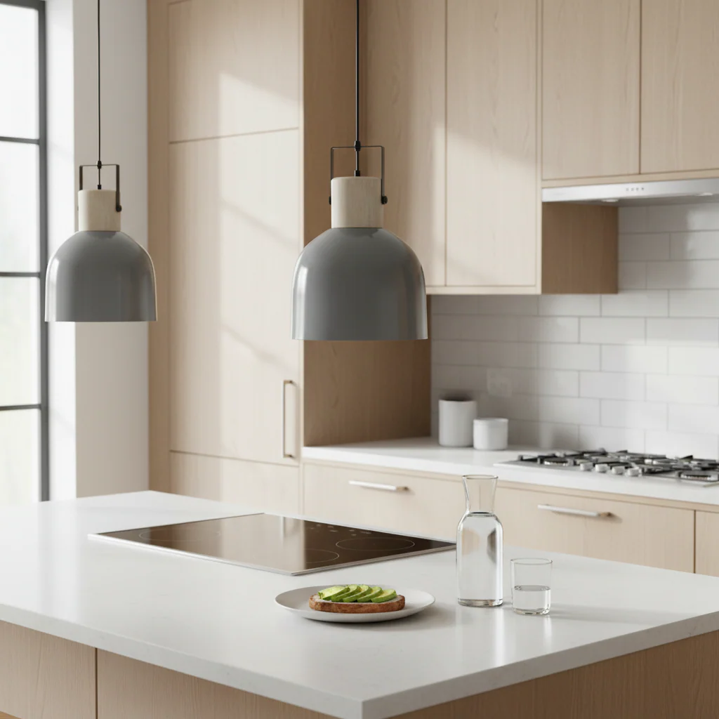 Stockholm Light Grey Pendant Light - Image 4