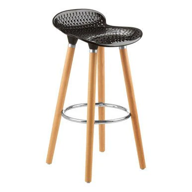 Stockholm Matte Black Bar Stool - Image 6