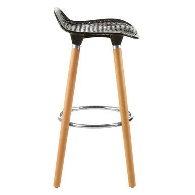 Stockholm Matte Black Bar Stool - Image 7