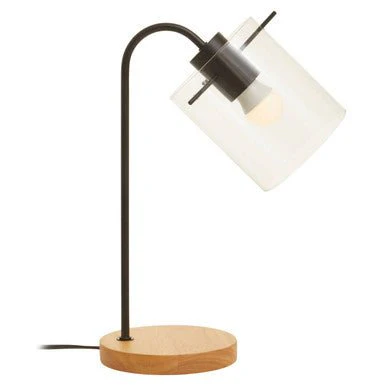 Stockholm Matte Black Curved Table Lamp - Image 5