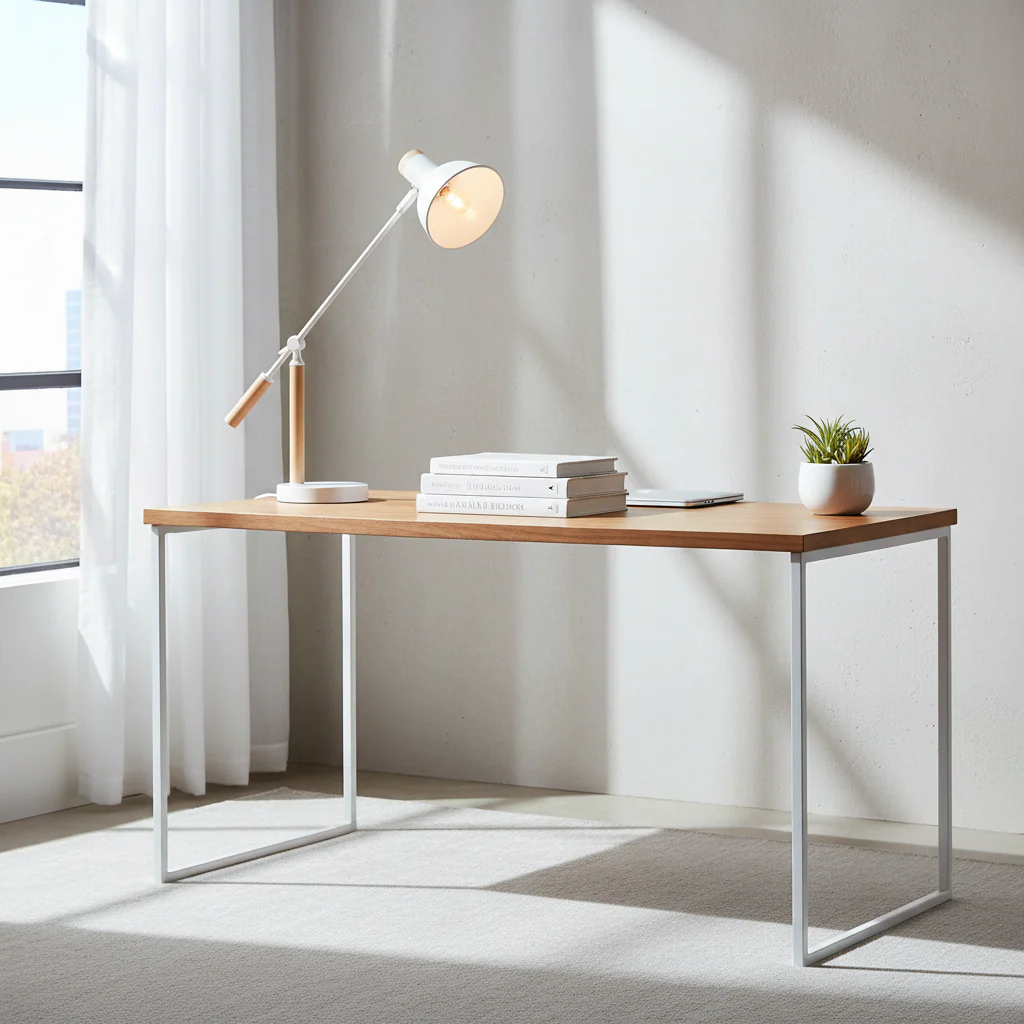 Stockholm Matte White Table Lamp - Image 4