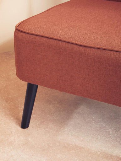 Stockholm Terracotta Fabric Chair - Image 7