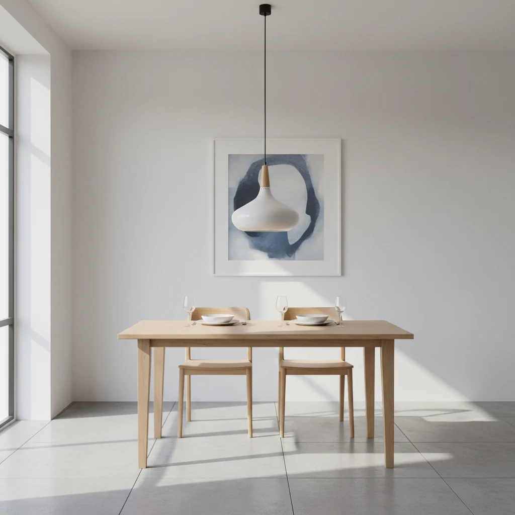Stockholm White Curved Pendant Light - Image 4