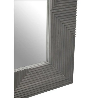 Suar Grey Wash Mango Wood Wall Mirror - Image 6