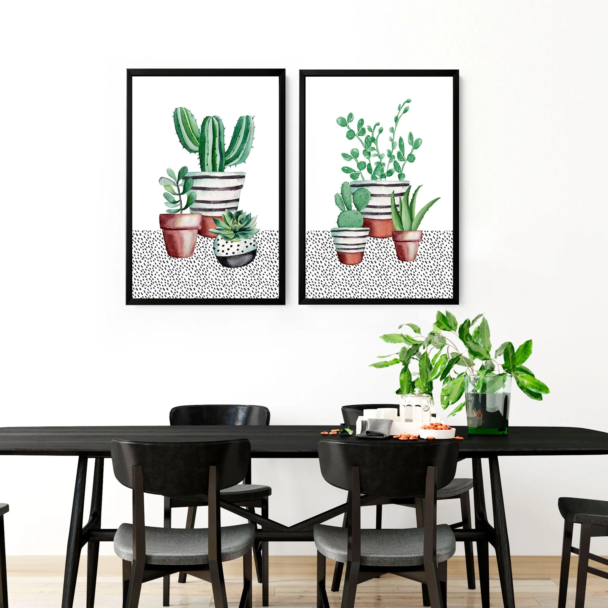 Kitchen prints | set of 2 Succulents wall art prints - Image 5