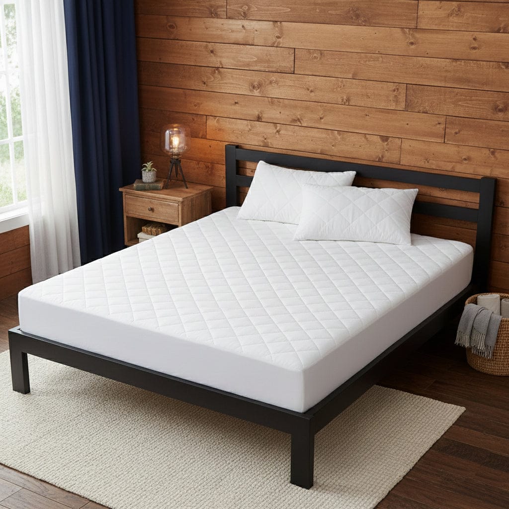 Superb Quilted Extra Deep Mattress Protector Microfibre Top for All Bed Sizes Premium Bedding Protection - Image 2
