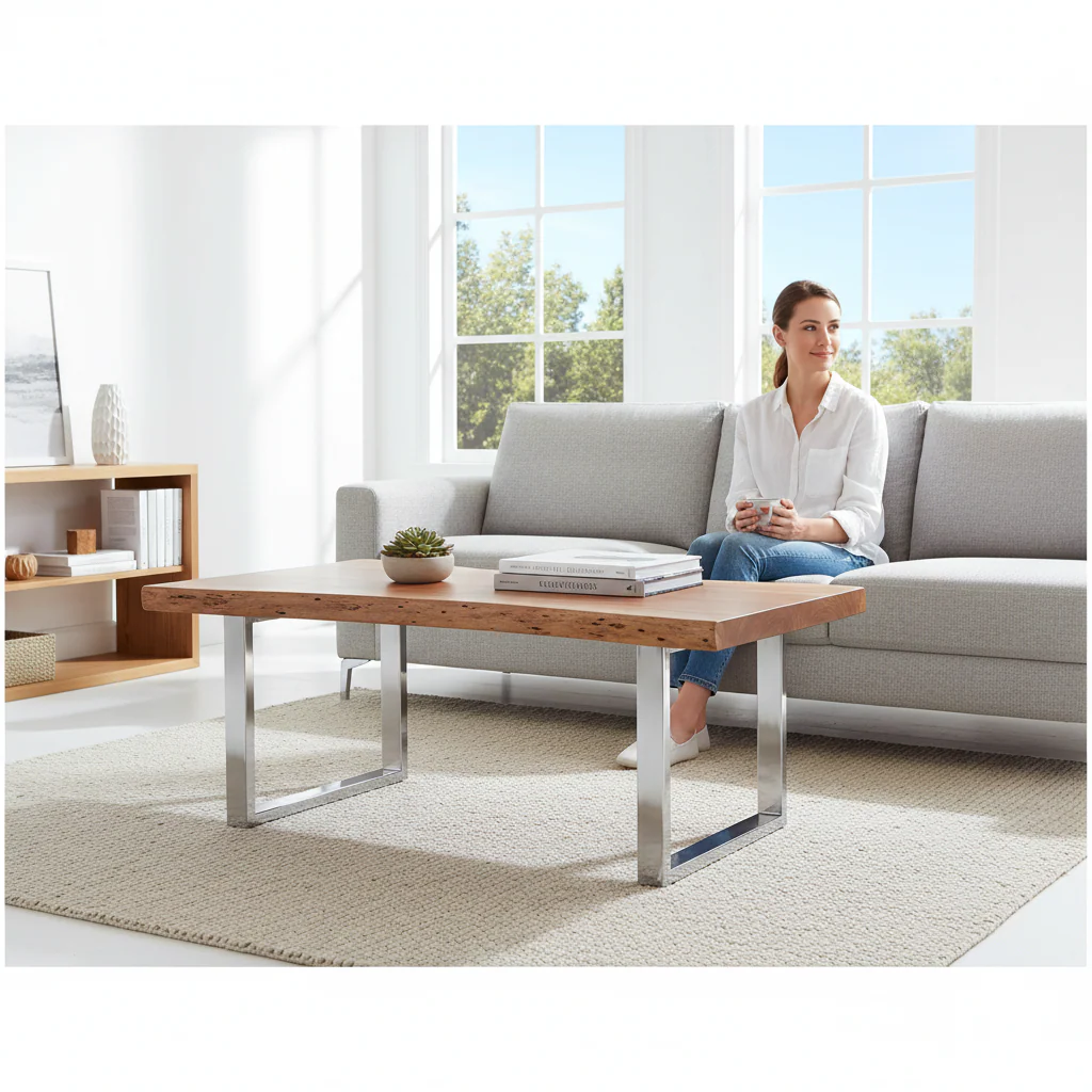 Surak Longan Wood Coffee Table - Image 2