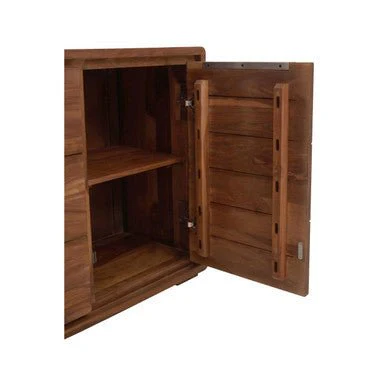 Surati Two Door Sheesham And Acacia Sideboard - Image 7
