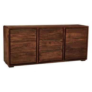 Surati Two Door Three Drawer Sheesham And Acacia Sideboard - Image 7