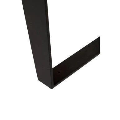 Surax Acacia Wood And Looped Iron Base Coffee Table - Image 11